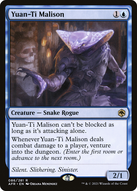 MAGIC: THE GATHERING  - Yuan-Ti Malison (AFR-086) - Adventures in the Forgotten Realms Foil