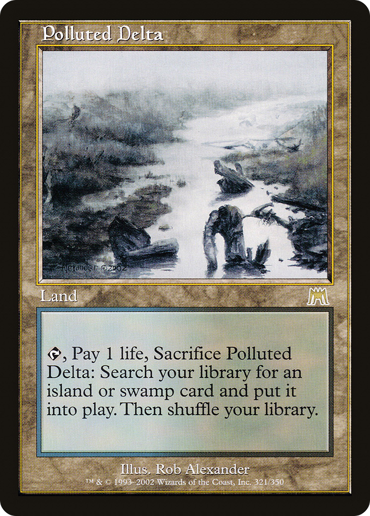 MAGIC: THE GATHERING  - Polluted Delta (ONS-321) - Onslaught Foil