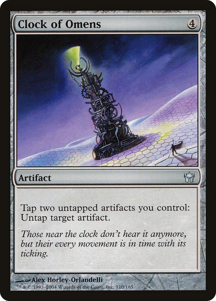 MAGIC: THE GATHERING  - Clock of Omens (5DN-110) - Fifth Dawn Foil