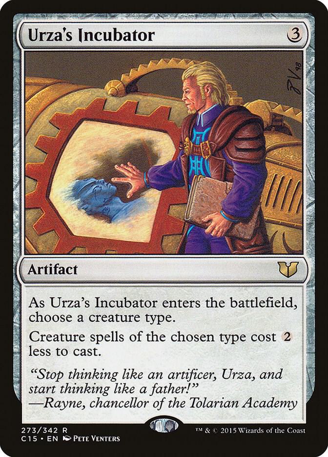 MAGIC THE GATHERING - URZA'S INCUBATOR - COMMANDER 2015