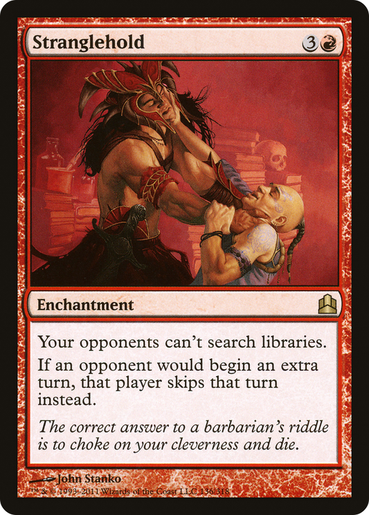 MAGIC: THE GATHERING  - Stranglehold (CMD-136) - Commander 2011