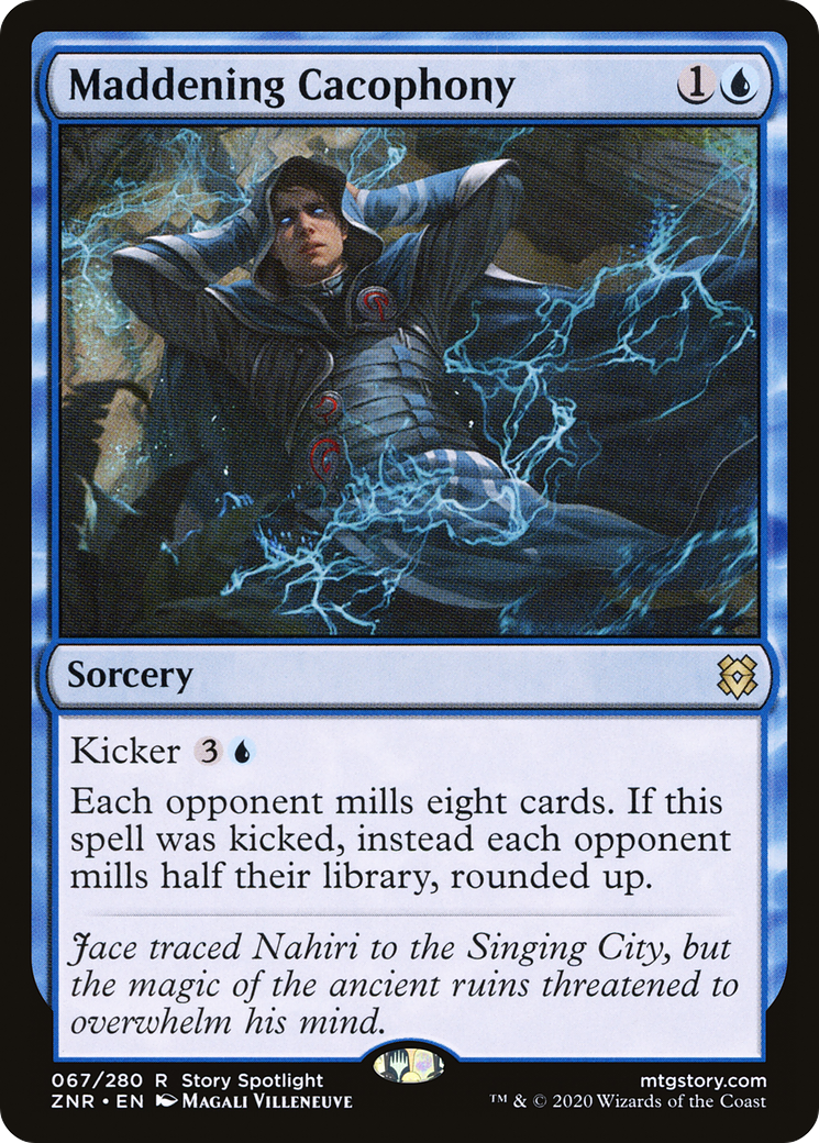 MAGIC: THE GATHERING  - Maddening Cacophony (ZNR-067) - Zendikar Rising