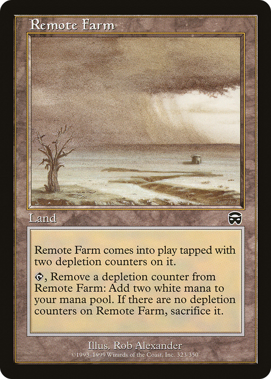 MAGIC: THE GATHERING  - Remote Farm (MMQ-323) - Mercadian Masques Foil