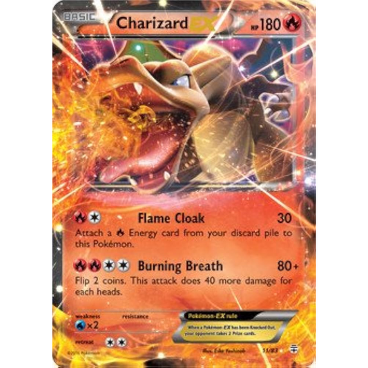 POKEMON TCG - CHARIZARD EX 11/83 GENERATIONS HOLO