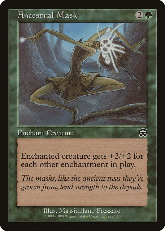 MAGIC: THE GATHERING  - Ancestral Mask (MMQ-229) - Mercadian Masques Foil