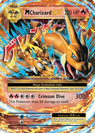 POKEMON TCG - M Charizard EX 013/108 XY  Evolutions - Ultra Rare