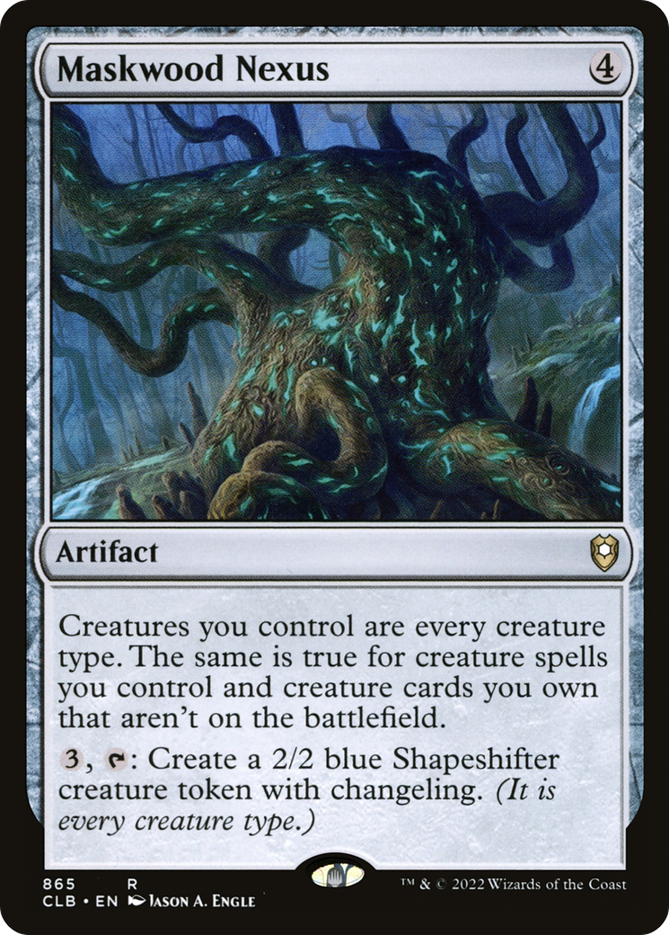 MAGIC: THE GATHERING  - Maskwood Nexus (CLB-865) - Commander Legends: Battle for Baldur's Gate