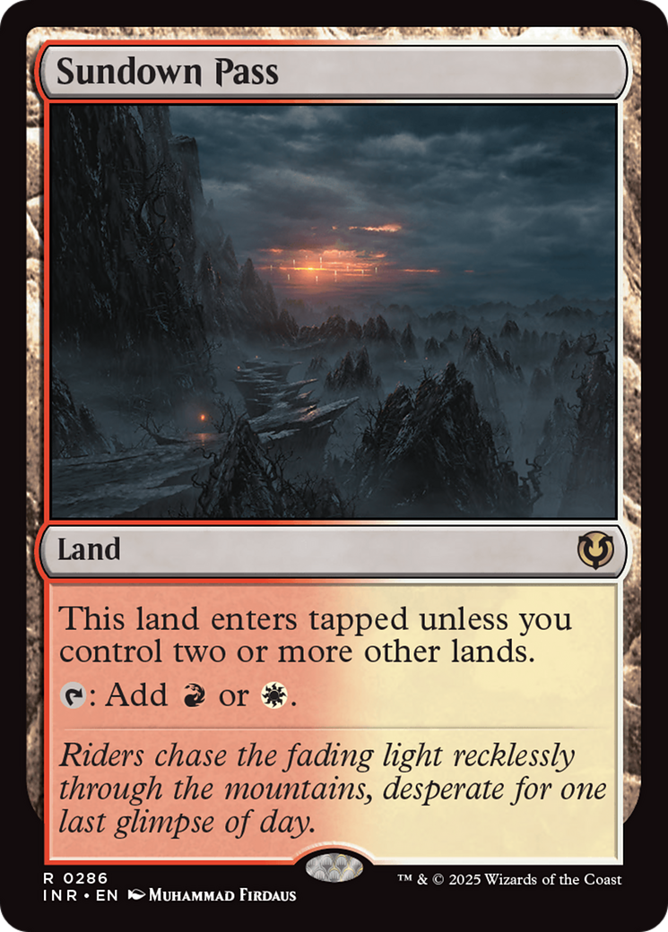 MAGIC: THE GATHERING  - Sundown Pass (INR-286) - Innistrad Remastered Foil