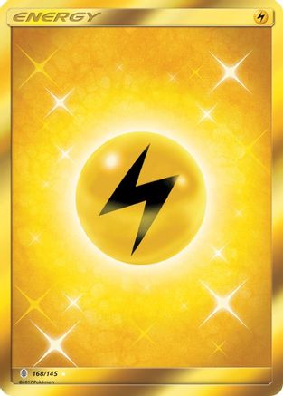 POKEMON TCG - Lightning Energy (Secret) 168/145 SM  Guardians Rising - Secret Rare