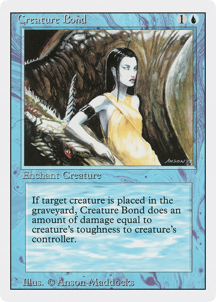 MAGIC: THE GATHERING  - Creature Bond (3ED-055) - Revised Edition