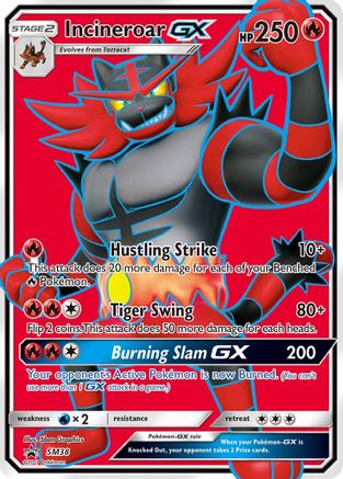 POKEMON TCG - Incineroar GX SM38 SM Promos - Promo