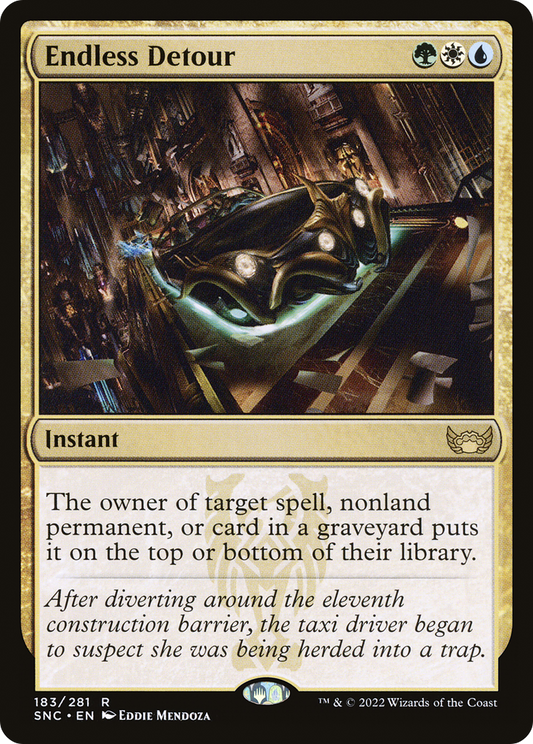 MAGIC: THE GATHERING  - Endless Detour (SNC-183) - Streets of New Capenna Foil