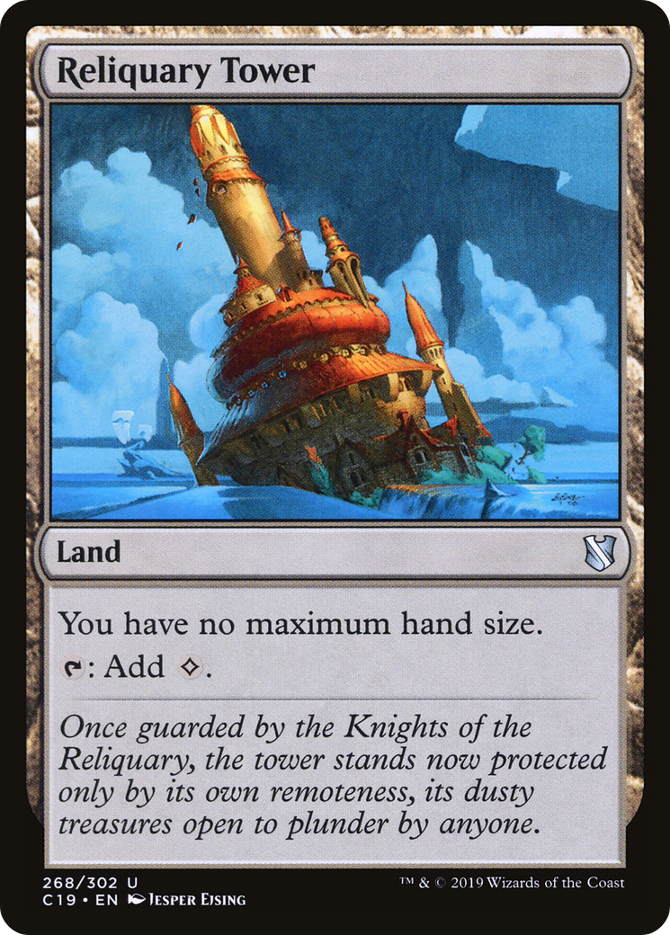 MAGIC: THE GATHERING  - Reliquary Tower (C19-268) - Commander 2019