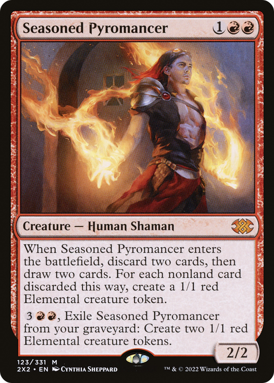 MAGIC: THE GATHERING  - Seasoned Pyromancer (2X2-123) - Double Masters 2022 Foil