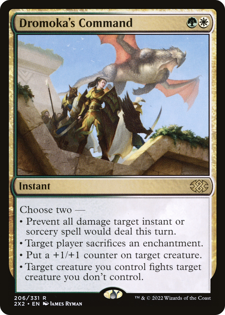 MAGIC: THE GATHERING  - Dromoka's Command (2X2-206) - Double Masters 2022