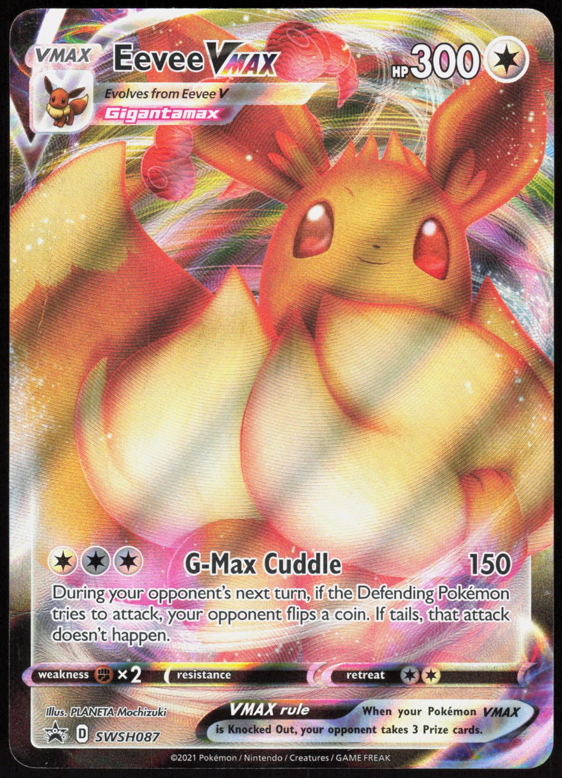 EEVEE VMAX SWSH087 SWORD & SHIELD PROMO POKEMON PROMO HOLO HP