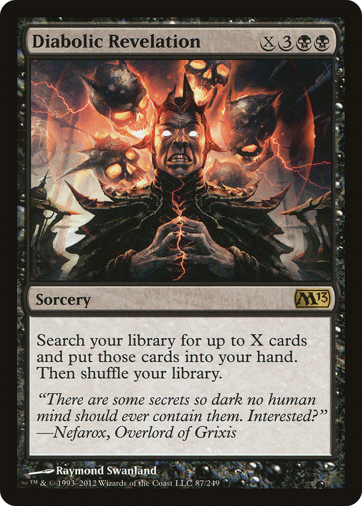 MAGIC: THE GATHERING  - Diabolic Revelation (M13-087) - Magic 2013