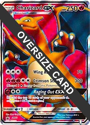 POKEMON TCG - Charizard GX - SM60 (SM Black Star Promos) Jumbo Cards - Promo