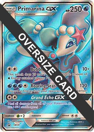 POKEMON TCG - Primarina GX - SM39 Jumbo Cards - Promo