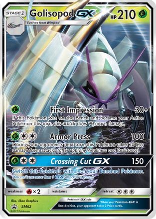 POKEMON TCG - Golisopod GX SM62 SM Promos - Promo