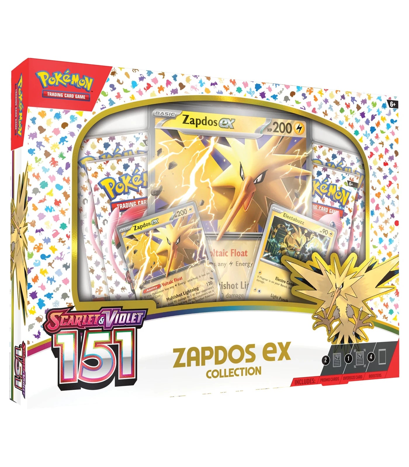 POKEMON TCG - 151 Zapdos ex Collection Box