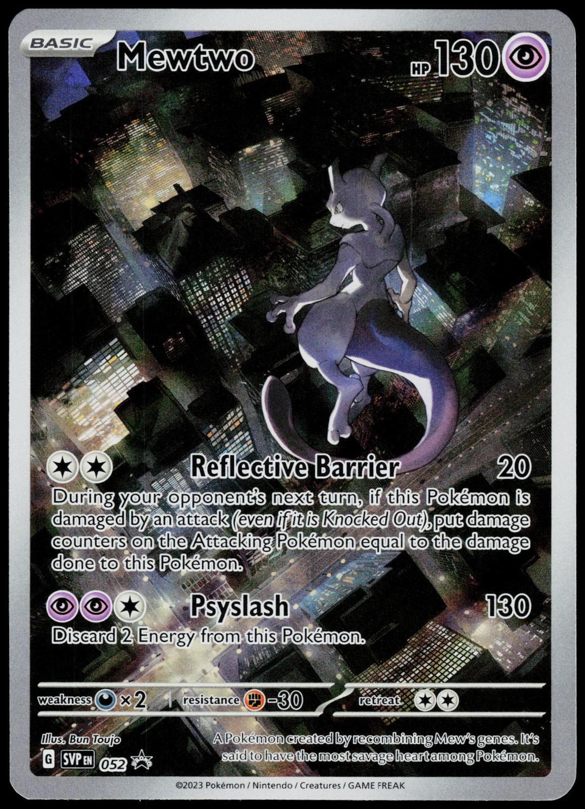 MEWTWO 052 SCARLET & VIOLET PROMO PROMO LP