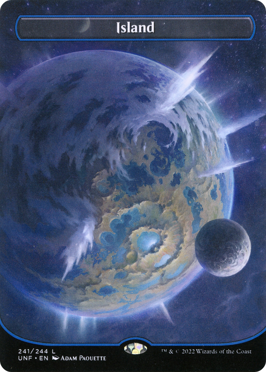 MAGIC: THE GATHERING  - Island (UNF-241) - Unfinity (Borderless) Foil