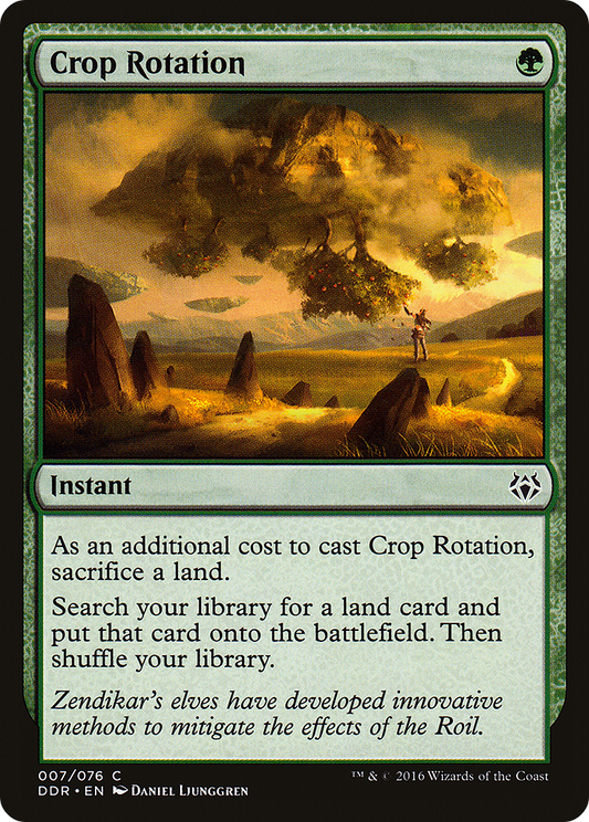 MAGIC: THE GATHERING  - Crop Rotation (DDR-007) - Duel Decks: Nissa vs. Ob Nixilis
