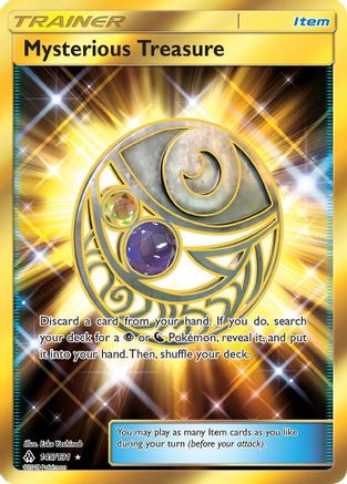 POKEMON TCG - Mysterious Treasure (Secret) 145 SM  Forbidden Light - Secret Rare