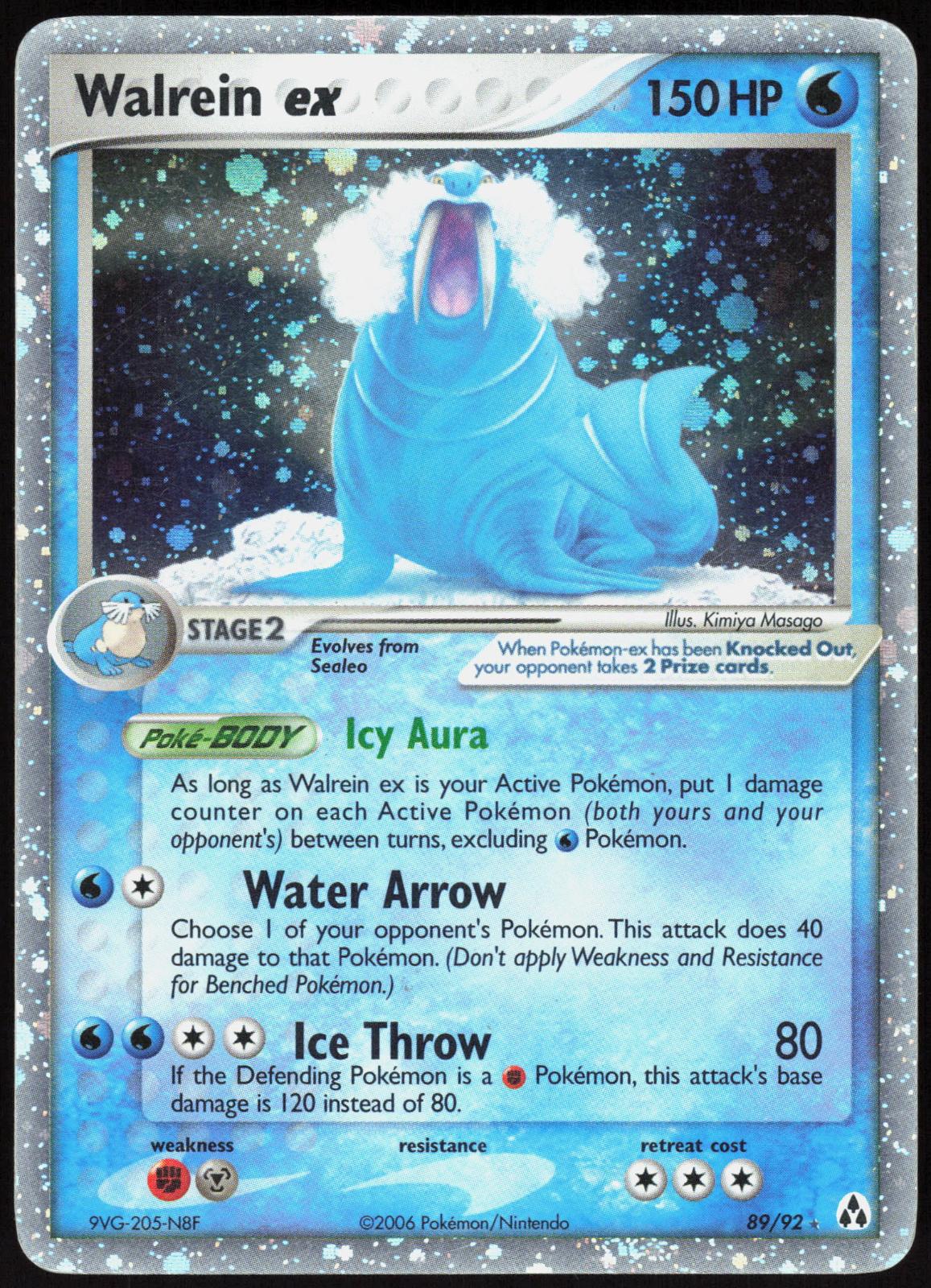 WALREIN EX 89/92 LEGEND MAKER POKEMON EX RARE HOLO MP