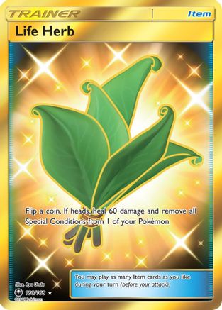 POKEMON TCG - Life Herb (Secret) 180 SM  Celestial Storm - Secret Rare