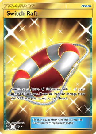 POKEMON TCG - Switch Raft (Secret) 077 Dragon Majesty - Secret Rare