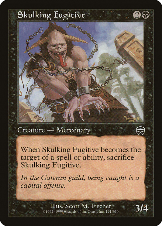 MAGIC: THE GATHERING  - Skulking Fugitive (MMQ-161) - Mercadian Masques Foil