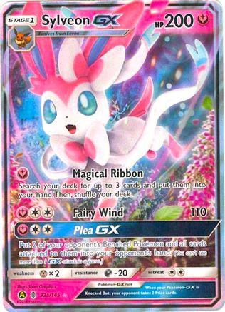 POKEMON TCG - Sylveon GX 92a/145 Alternate Art Promos - Promo