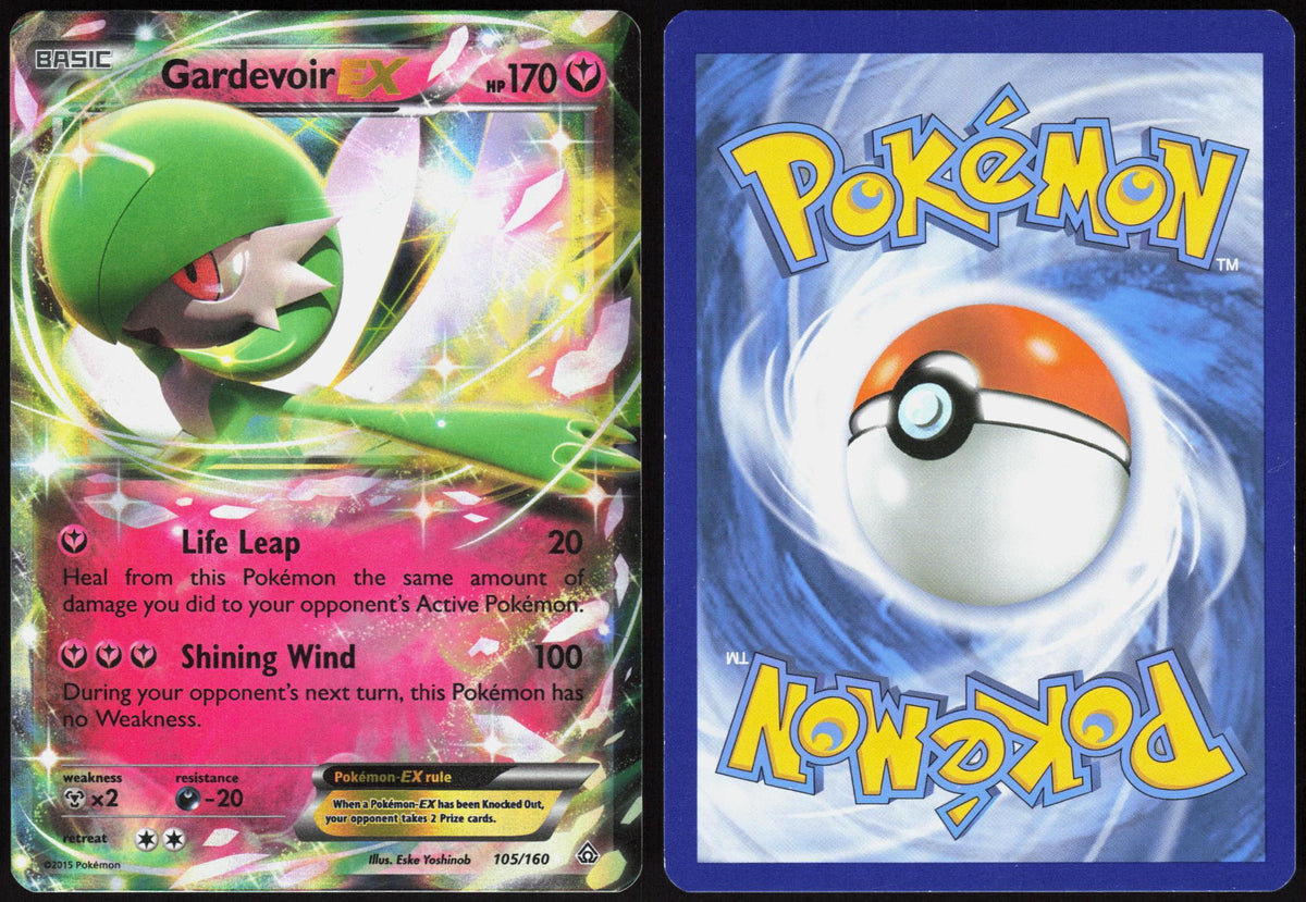 GARDEVOIR EX 105/160 PRIMAL CLASH POKEMON ULTRA RARE HOLO NM