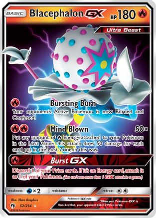 POKEMON TCG - Blacephalon GX 052 SM  Lost Thunder - Ultra Rare