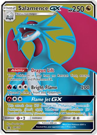 POKEMON TCG - Salamence GX SM139 SM Promos - Promo