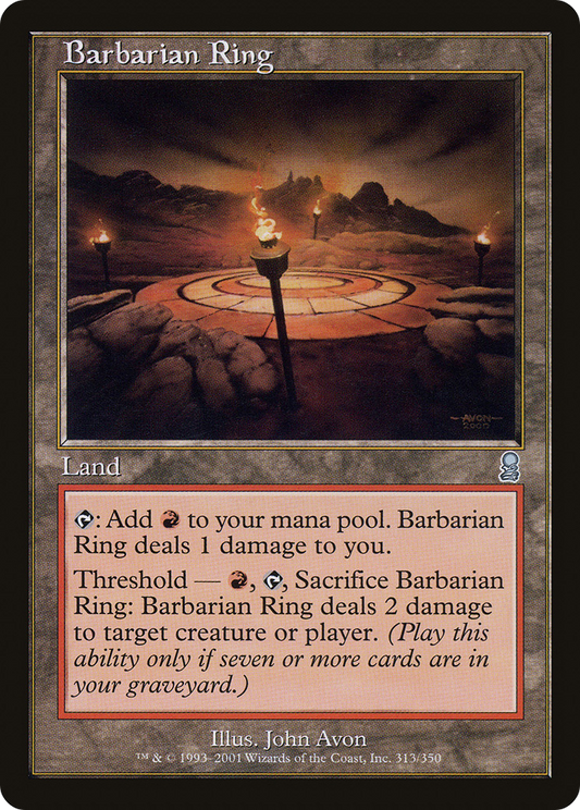 MAGIC: THE GATHERING  - Barbarian Ring (ODY-313) - Odyssey