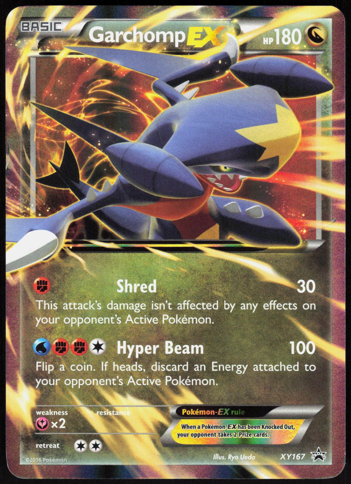 GARCHOMP EX XY167 XY PROMO POKEMON PROMO HOLO LP