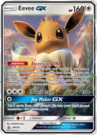 POKEMON TCG - Eevee GX - SM176 SM Promos - Promo