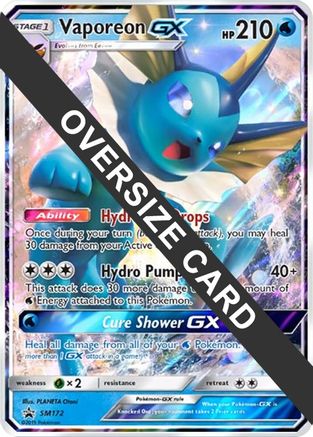 POKEMON TCG - Vaporeon GX - SM172 Jumbo Cards - Promo