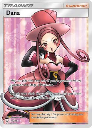 POKEMON TCG - Dana (Full Art) 173 SM  Team Up - Ultra Rare