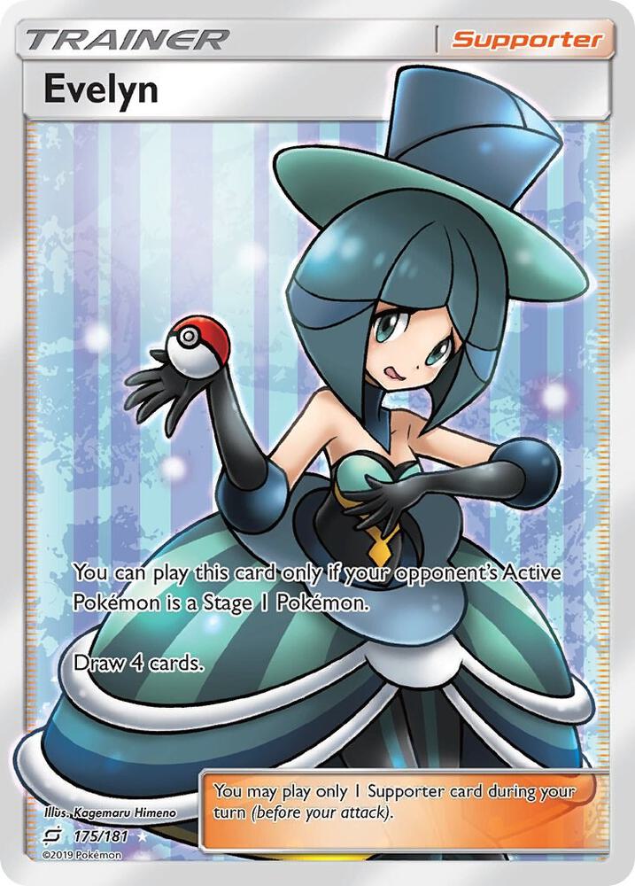 POKEMON TCG - EVELYN 175/181 TEAM UP FULL ART
