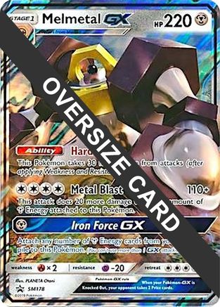 POKEMON TCG - Melmetal GX - SM178 Jumbo Cards - Promo