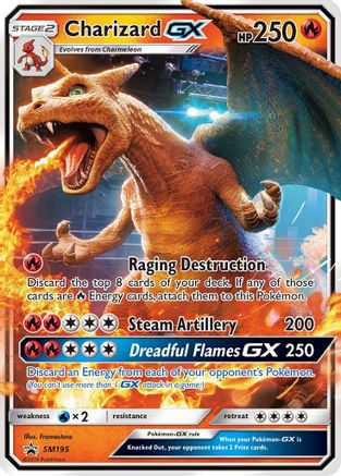 POKEMON TCG - Charizard GX SM195 SM Promos - Promo