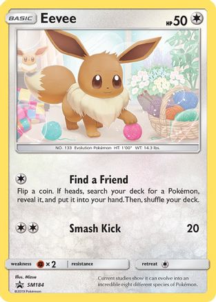 POKEMON TCG - Eevee SM184 SM Promos - Promo