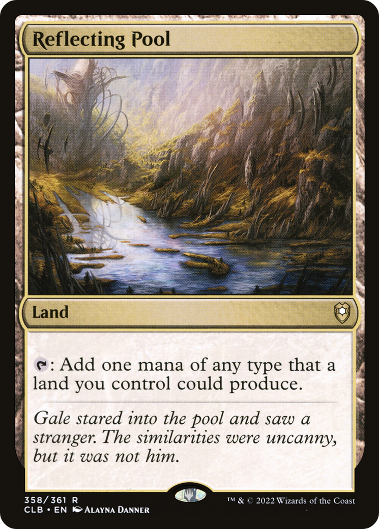 MAGIC: THE GATHERING  - Reflecting Pool (CLB-358) - Commander Legends: Battle for Baldur's Gate Foil