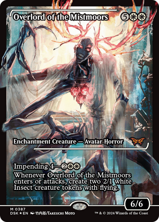 MAGIC: THE GATHERING  - Overlord of the Mistmoors (Showcase) (DSK-387) - Duskmourn: House of Horror: (Showcase) Foil