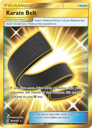 POKEMON TCG - Karate Belt (Secret) 252 SM  Unified Minds - Secret Rare