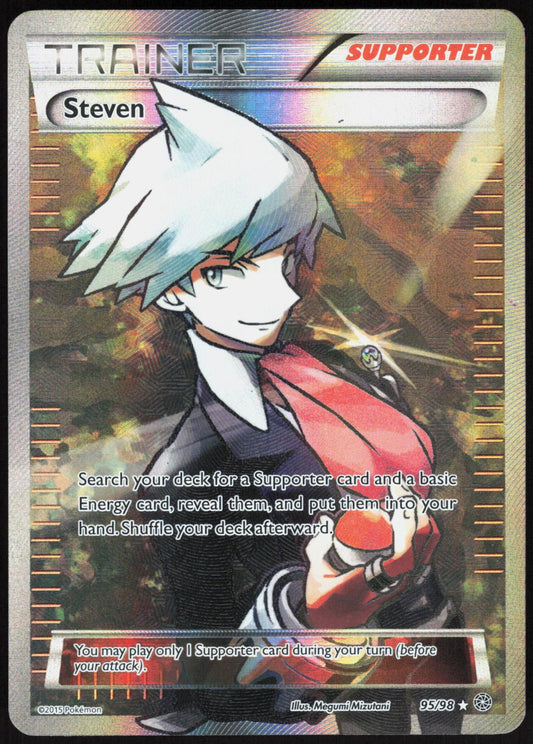 STEVEN 95/98 ANCIENT ORIGINS POKEMON ULTRA RARE LP
